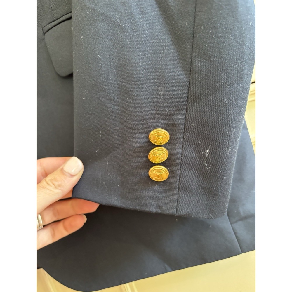 Lauren Ralph Lauren Men's Sport Jacket Navy Blue 2 Button Gold Button Accent 20R - Picture 2 of 8
